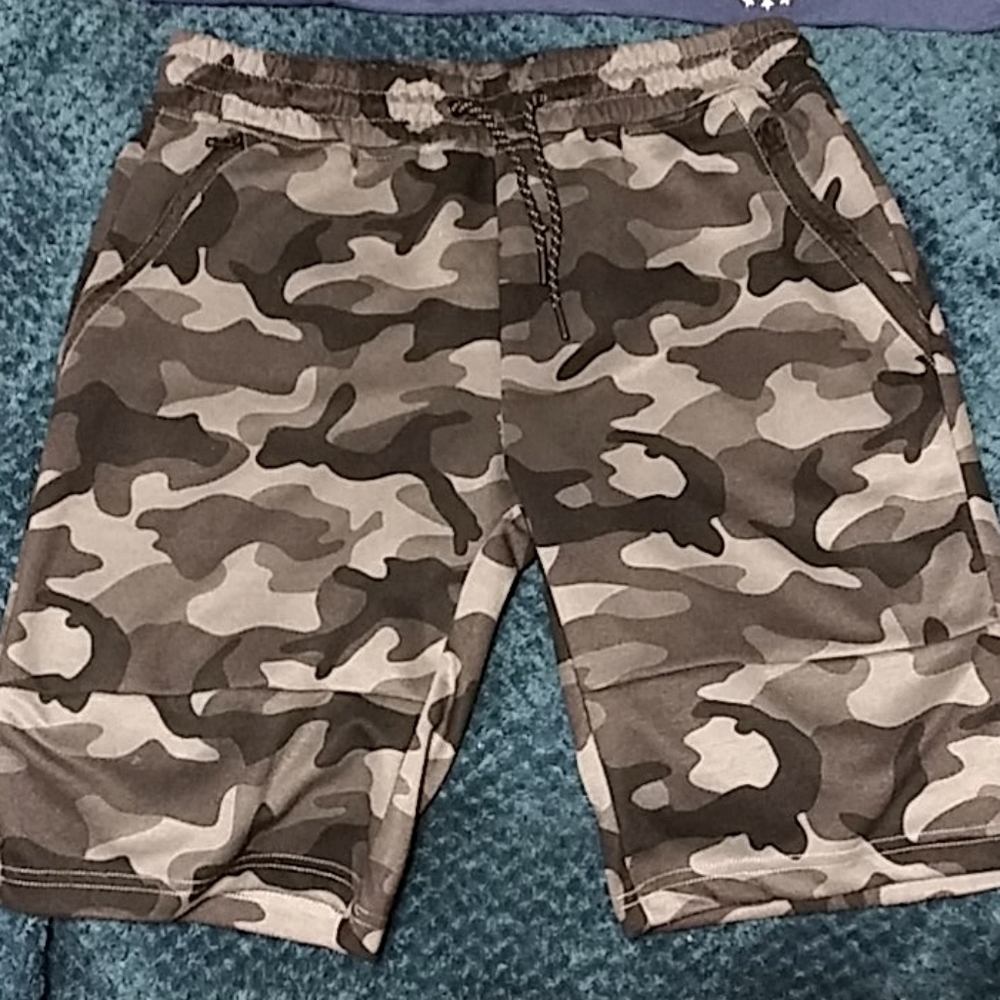South pole camo sweat shorts.